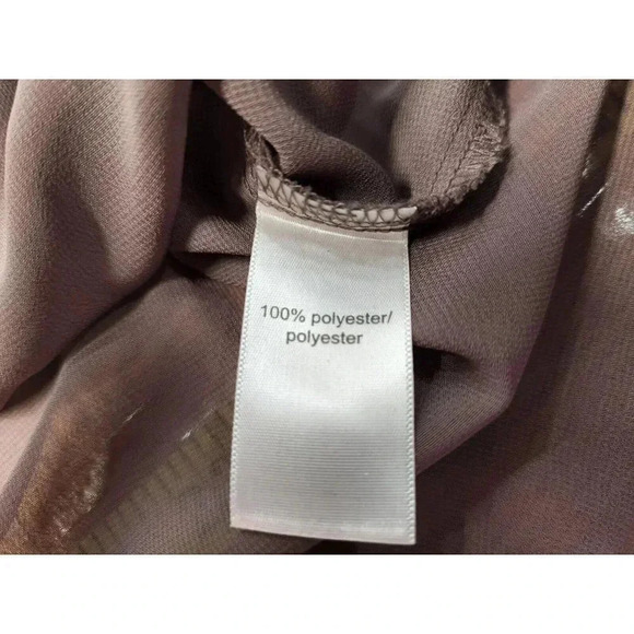 MAURICE’S GRAY MAUVE SHEAR TOP ¾ SLEEVE SIZE XXL - Picture 3 of 7